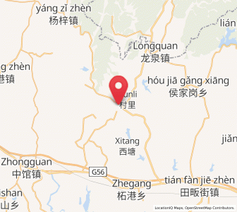 Map of Xiejiatan, Jiangxi