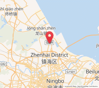 Map of Xiepu, Zhejiang