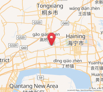 Map of Xieqiao, Zhejiang