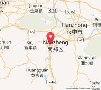 Map of Xieshui, Shaanxi
