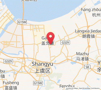 Map of Xietang, Zhejiang