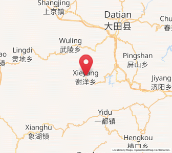 Map of Xieyang, Fujian