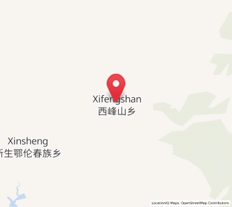 Map of Xifengshan, Heilongjiang