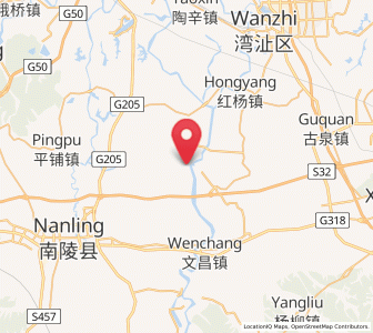 Map of Xihe, Anhui