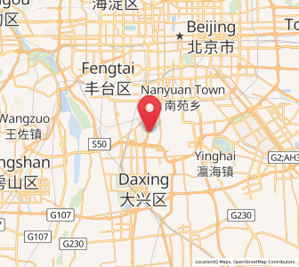 Map of Xihongmen, Beijing