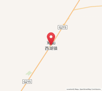 Map of Xihu, Gansu