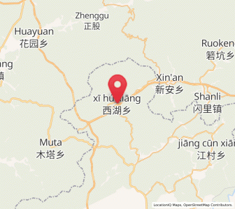 Map of Xihu, Jiangxi