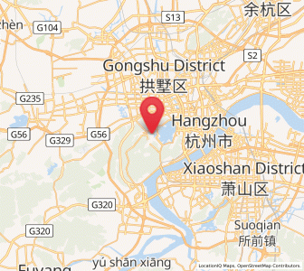 Map of Xihu, Zhejiang