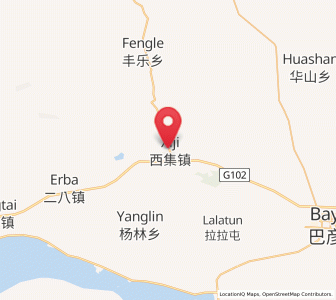 Map of Xiji, Heilongjiang