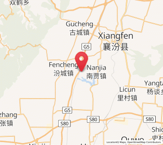 Map of Xijia, Shanxi