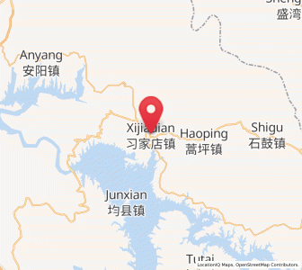 Map of Xijiadian, Hubei