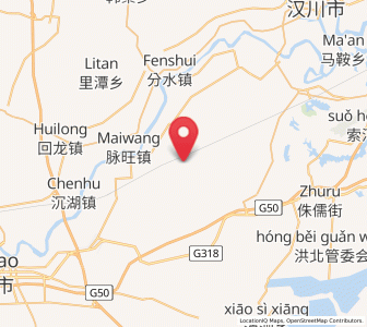 Map of Xijiang, Hubei