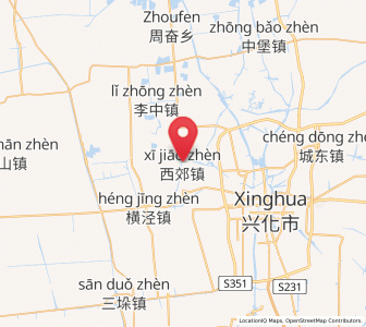 Map of Xijiao, Jiangsu