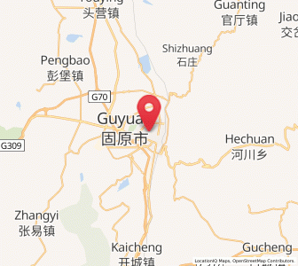 Map of Xijiao, Ningxia Hui Autonomous Region