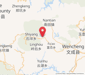 Map of Xikeng, Zhejiang