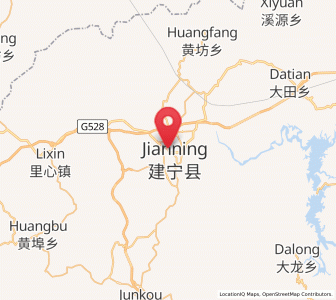 Map of Xikou, Fujian