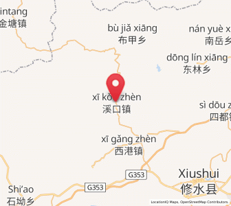 Map of Xikou, Jiangxi