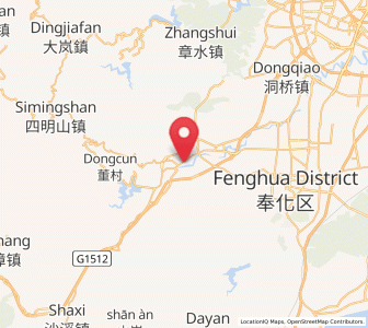 Map of Xikou, Zhejiang