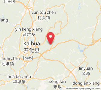 Map of Xikou, Zhejiang