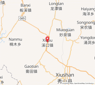 Map of Xikou, Chongqing