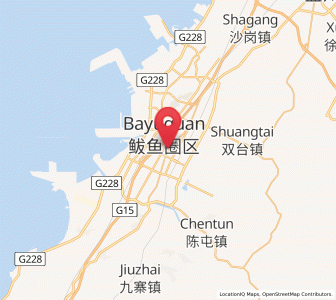 Map of Xilanqi, Liaoning