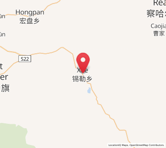 Map of Xilei, Inner Mongolia