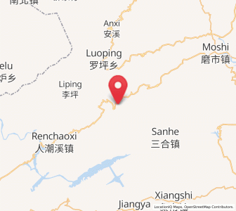 Map of Xilian, Hunan