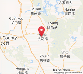 Map of Xima, Hubei