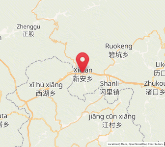 Map of Xin’an, Anhui