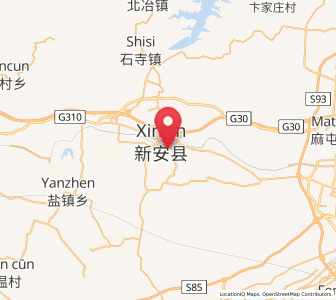 Map of Xin’an Chengguanzhen, Henan