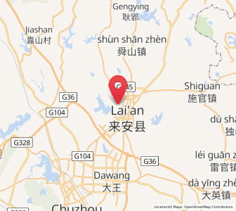 Map of Xin’an, Anhui