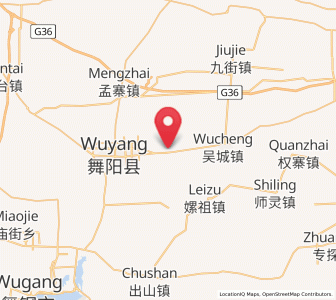 Map of Xin’an, Henan