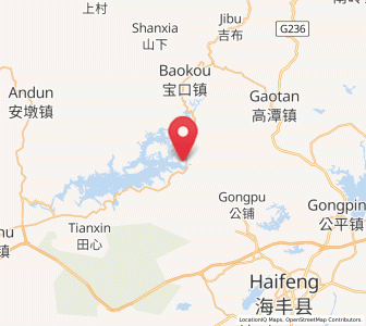 Map of Xin’an, Guangdong