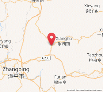 Map of Xinan, Fujian