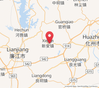 Map of Xin’an, Guangdong