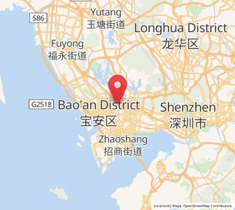 Map of Xin’an, Guangdong