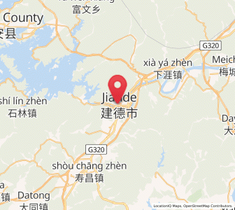 Map of Xin’anjiang, Zhejiang