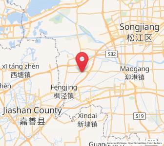 Map of Xinbang, Shanghai