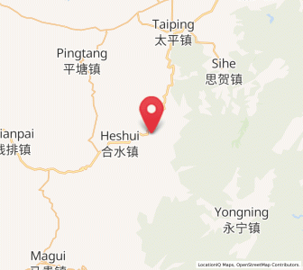 Map of Xinbao, Guangdong