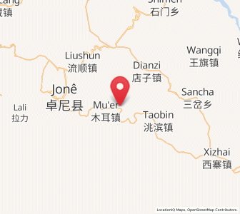Map of Xinbao, Gansu