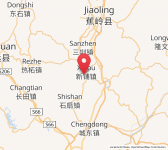 Map of Xinbu, Guangdong