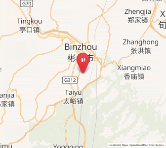 Map of Xinbuzi, Shaanxi