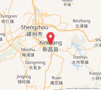 Map of Xinchang Chengguanzhen, Zhejiang