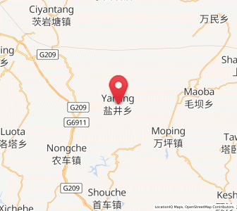 Map of Xinchang, Hunan