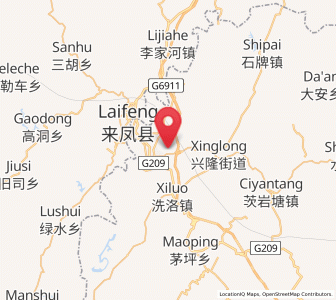 Map of Xincheng, Hunan