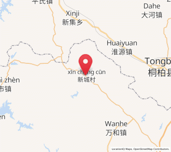 Map of Xincheng, Hubei
