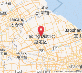 Map of Xinchenglu, Shanghai