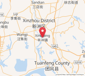 Map of Xinchong, Hubei