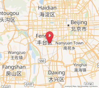 Map of Xincun, Beijing