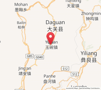 Map of Xincun, Yunnan